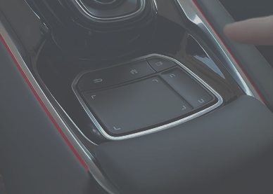 Center console absolute-position touchpad in the Acura MDX