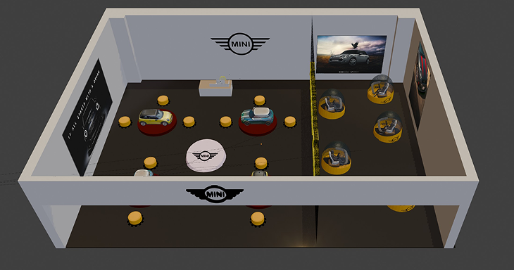 MINI Experience Zone top view