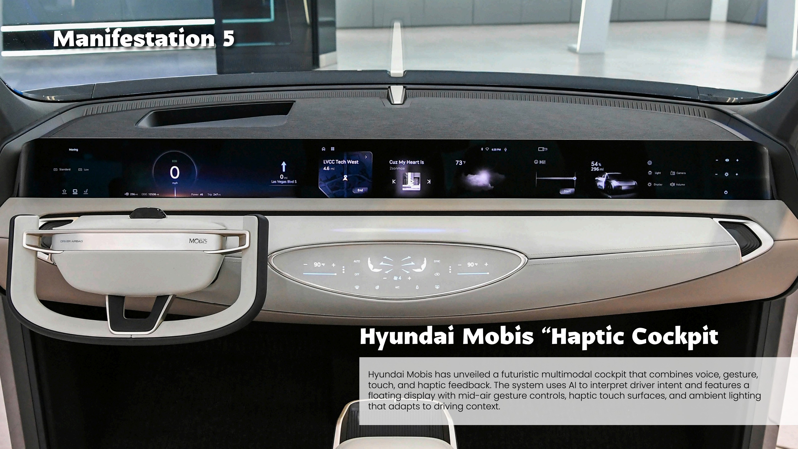 Hyundai Mobis “Haptic Cockpit”