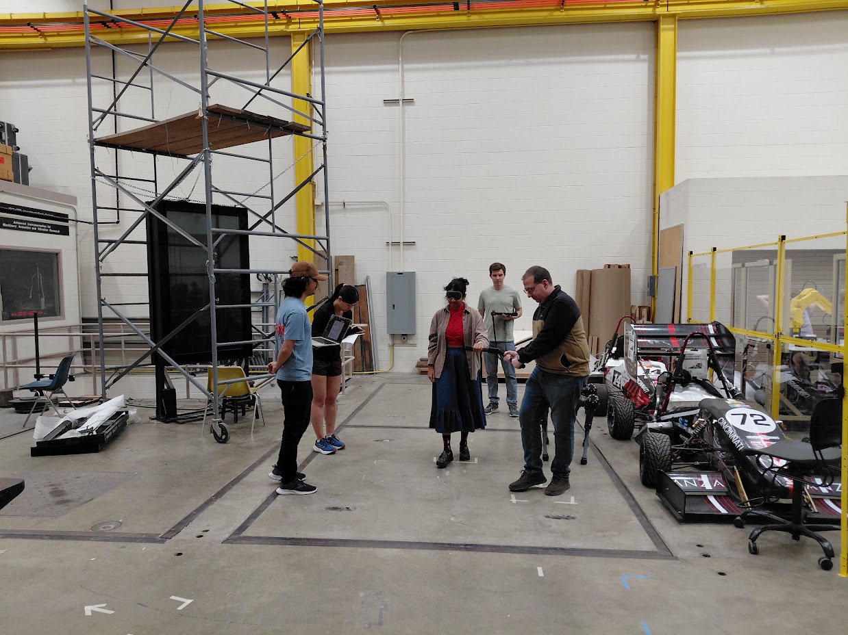 High-Bay testing facility with full research team