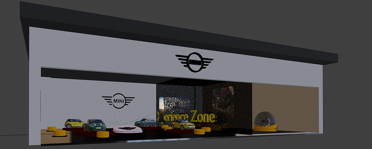 MINI Experience Zone facade